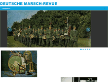 Tablet Screenshot of deutschemarschrevue.com